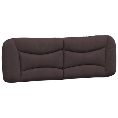 Bed met matras "Hvar" stof donkerbruin 160x200 cm