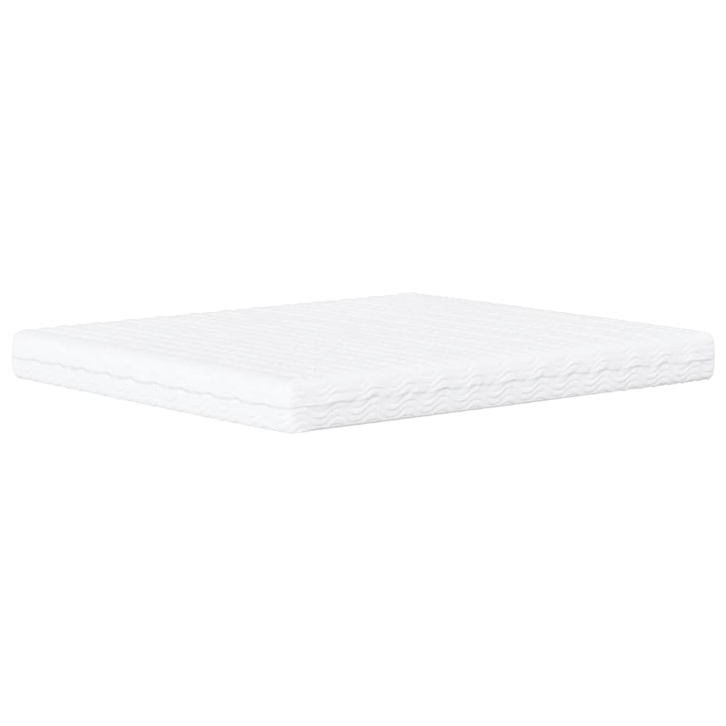 Bed met matras "Hvar" stof donkerbruin 160x200 cm
