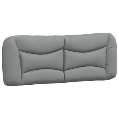 Bed met matras stof lichtgrijs 180x200 cm