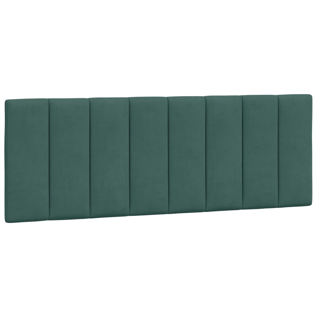 Bed met matras fluweel donkergroen 120x200 cm