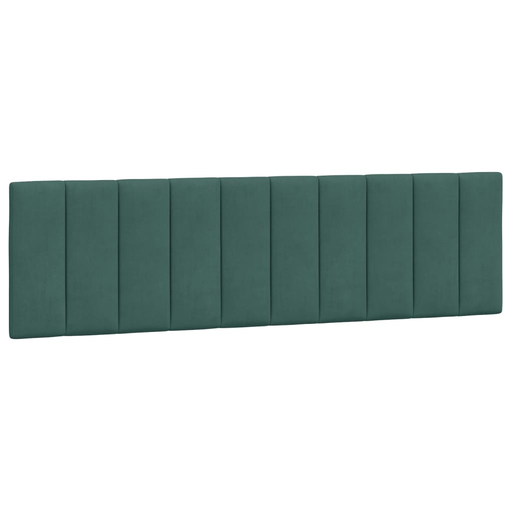 Bed Met Matras Fluweel 180 x 200 cm Donkergroen