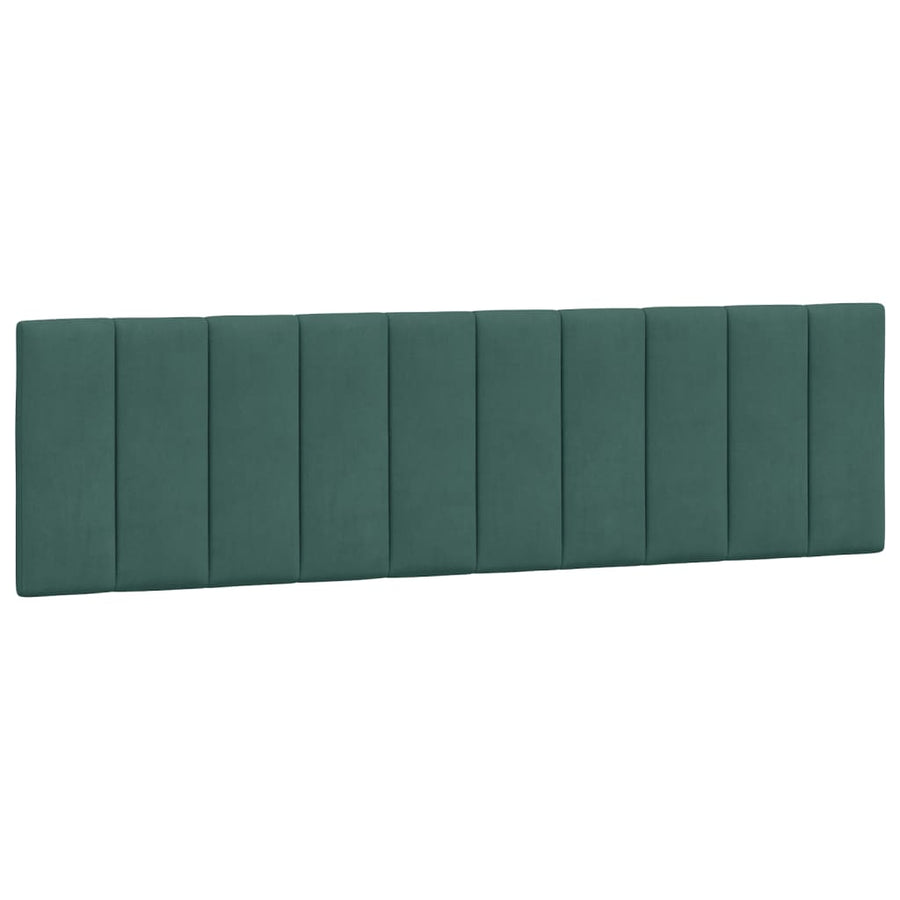 Bed Met Matras Fluweel 180 x 200 cm Donkergroen