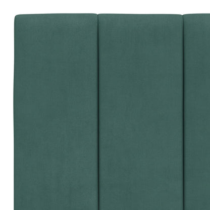 Bed Met Matras Fluweel 180 x 200 cm Donkergroen