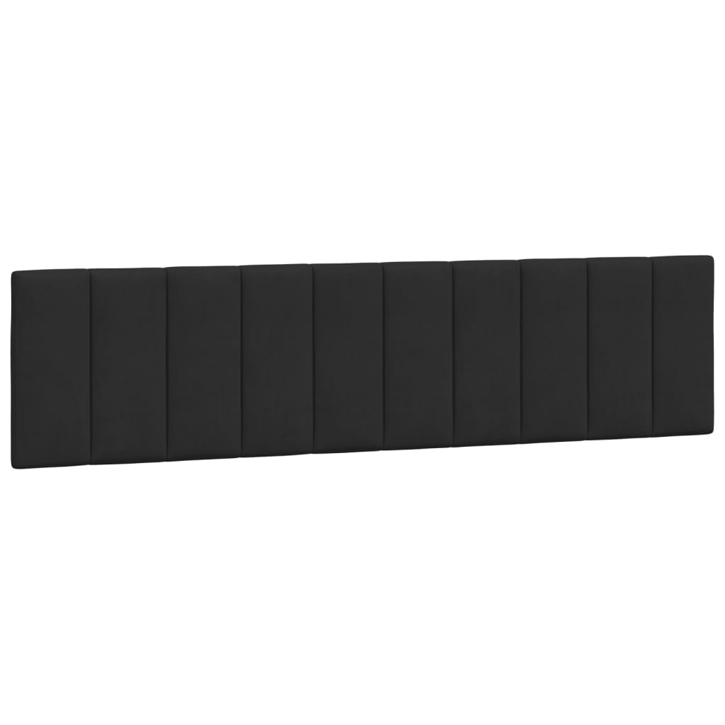 Bed Met Matras Fluweel Zwart 200X200 Cm