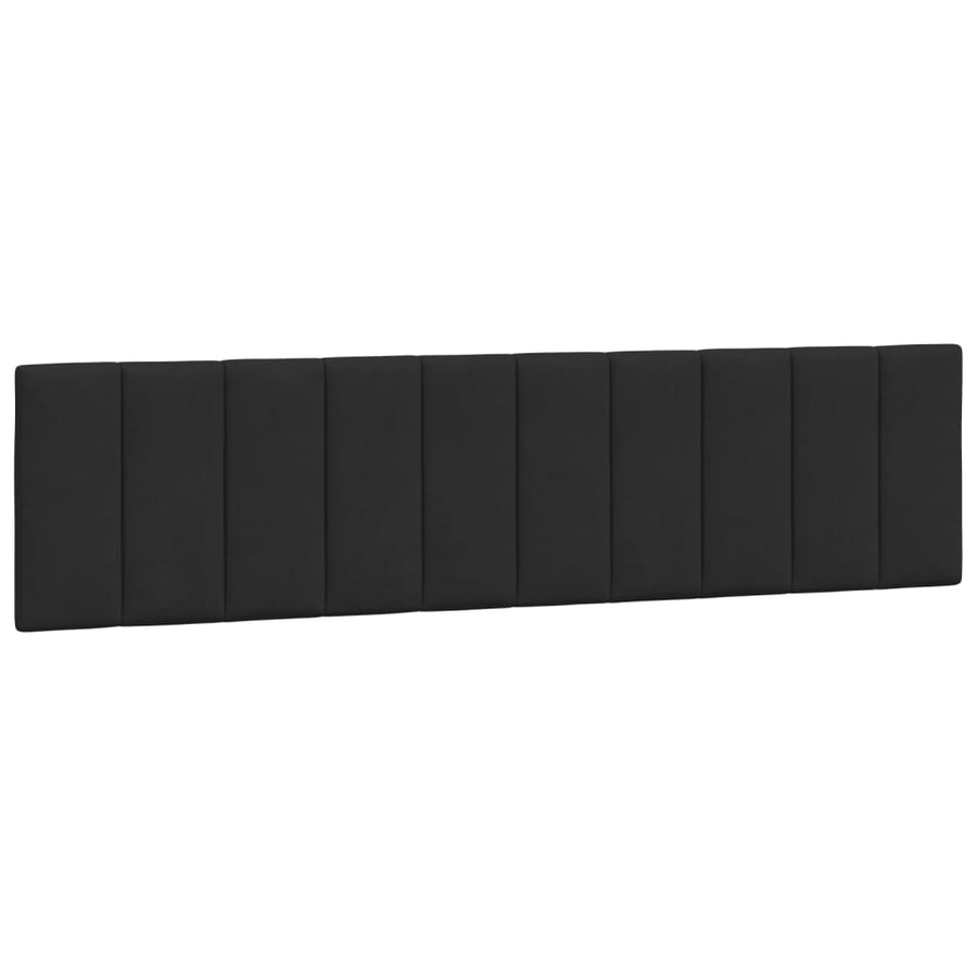 Bed Met Matras Fluweel Zwart 200X200 Cm