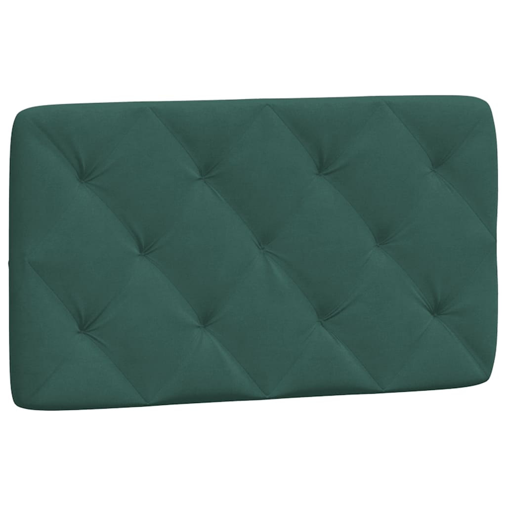 Bed met matras fluweel donkergroen 80x200 cm