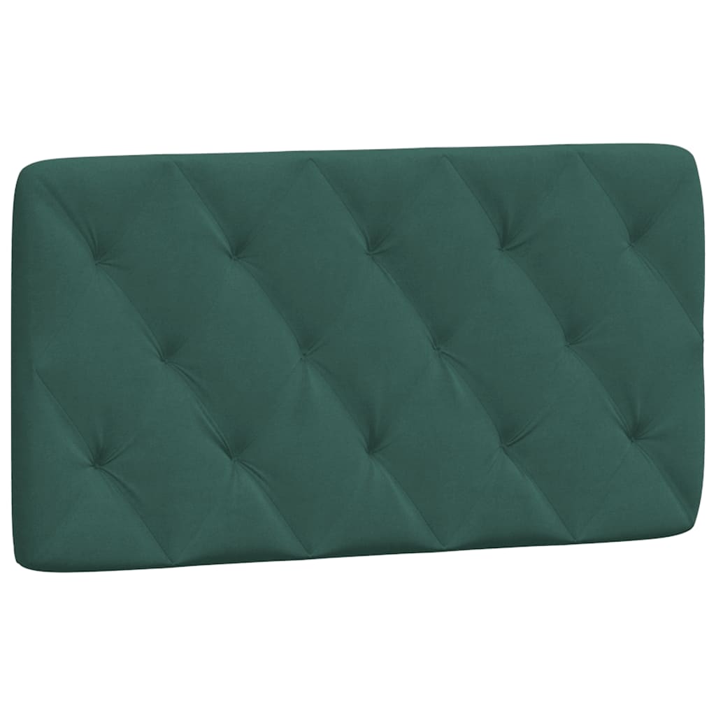 Bed met matras fluweel donkergroen 100x200 cm