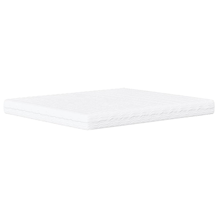 Bed met matras fluweel roze 160x200 cm