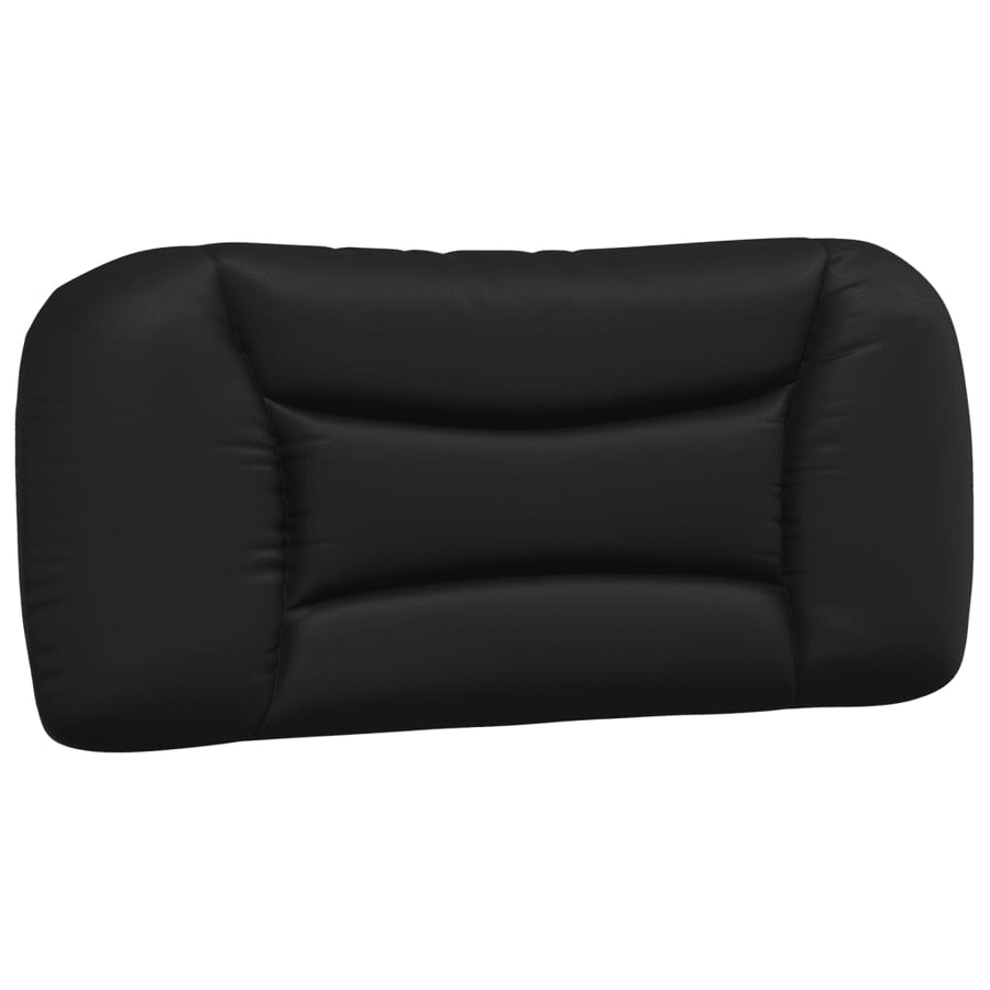 Bed met matras kunstleer zwart 90x190 cm