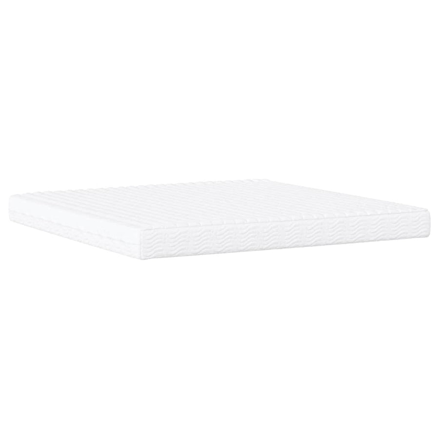 Bed met matras kunstleer grijs 200x200 cm
