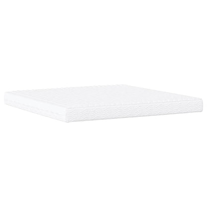 Bed met matras "Hvar" kunstleer cappuccinokleurig 200x200 cm