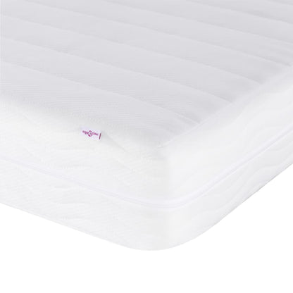 Bed met matras "Hvar" kunstleer cappuccinokleurig 200x200 cm