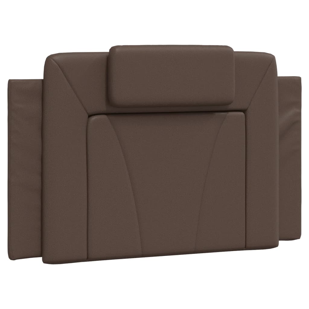 Bed Met Matras Kunstleer Bruin 80X200 Cm