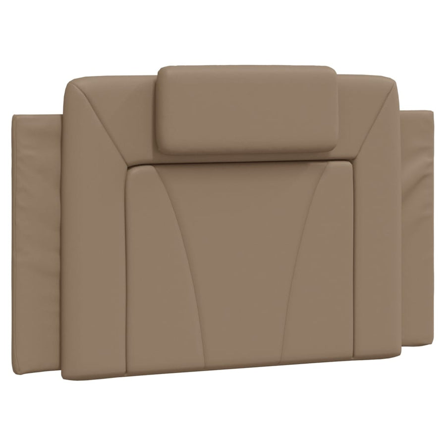 Bed Met Matras Kunstleer Cappuccinokleurig 80X200 Cm