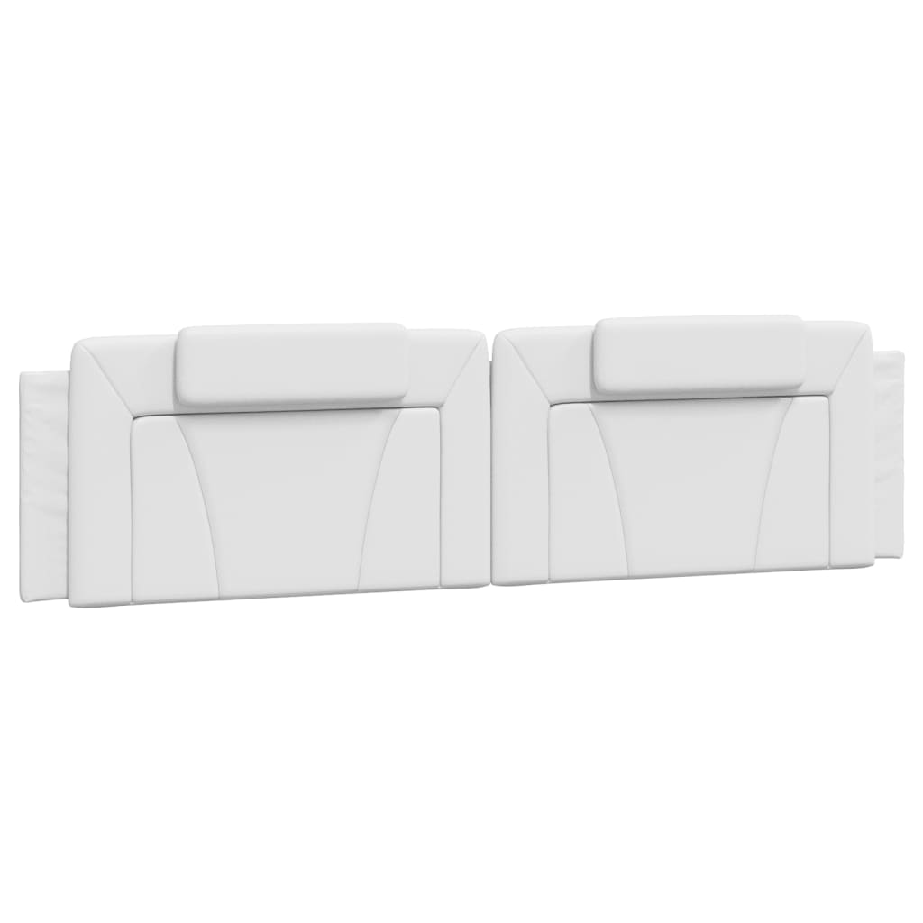 Bed met matras kunstleer wit 200x200 cm