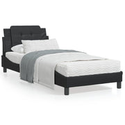 Bedframe 100x200 cm kunstleer zwart