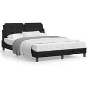 Bedframe kunstleer zwart 120x200 cm