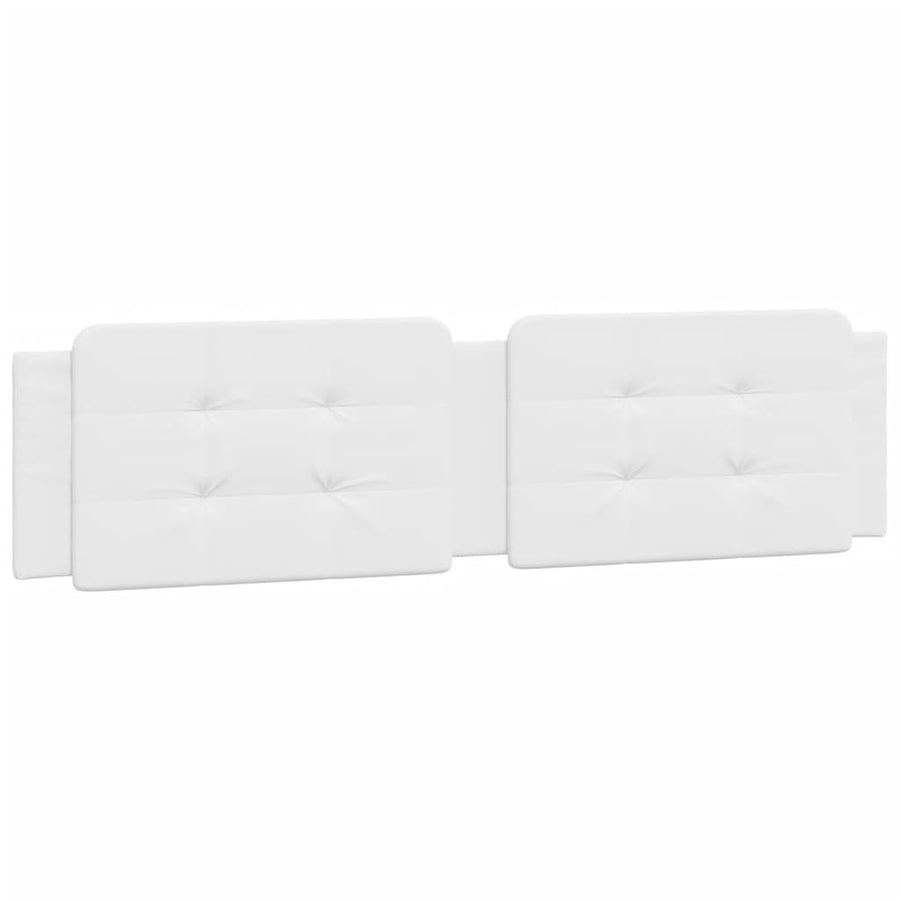 Bed met matras kunstleer wit 160x200 cm