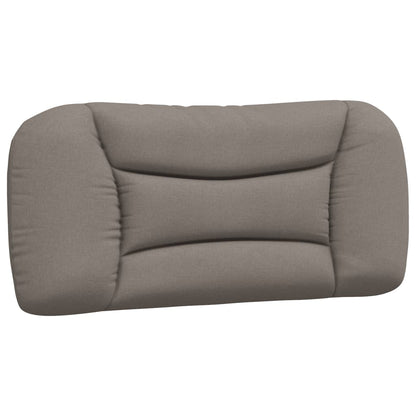 Bedframe Met Led Zonder Matras "Hvar" Stof 90 x 190 cm Taupe