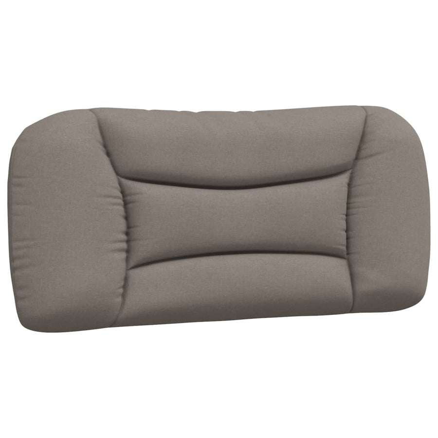 Bedframe Met Led Zonder Matras "Hvar" Stof 90 x 190 cm Taupe