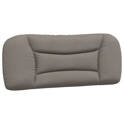 Bedframe Met Led-Verlichting Stof Taupe 100X200 Cm