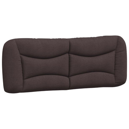Bedframe met LED zonder matras "Hvar" 120x200 cm stof donkerbruin