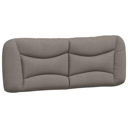 Bedframe Met Led-Verlichting Stof Taupe 140X190 Cm