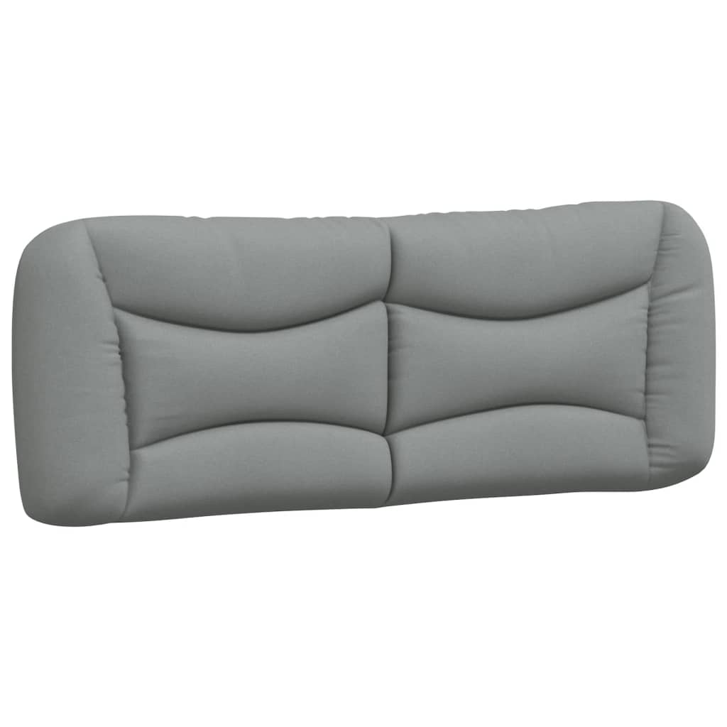 Bedframe Met Led-Verlichting Stof Lichtgrijs 140X200 Cm