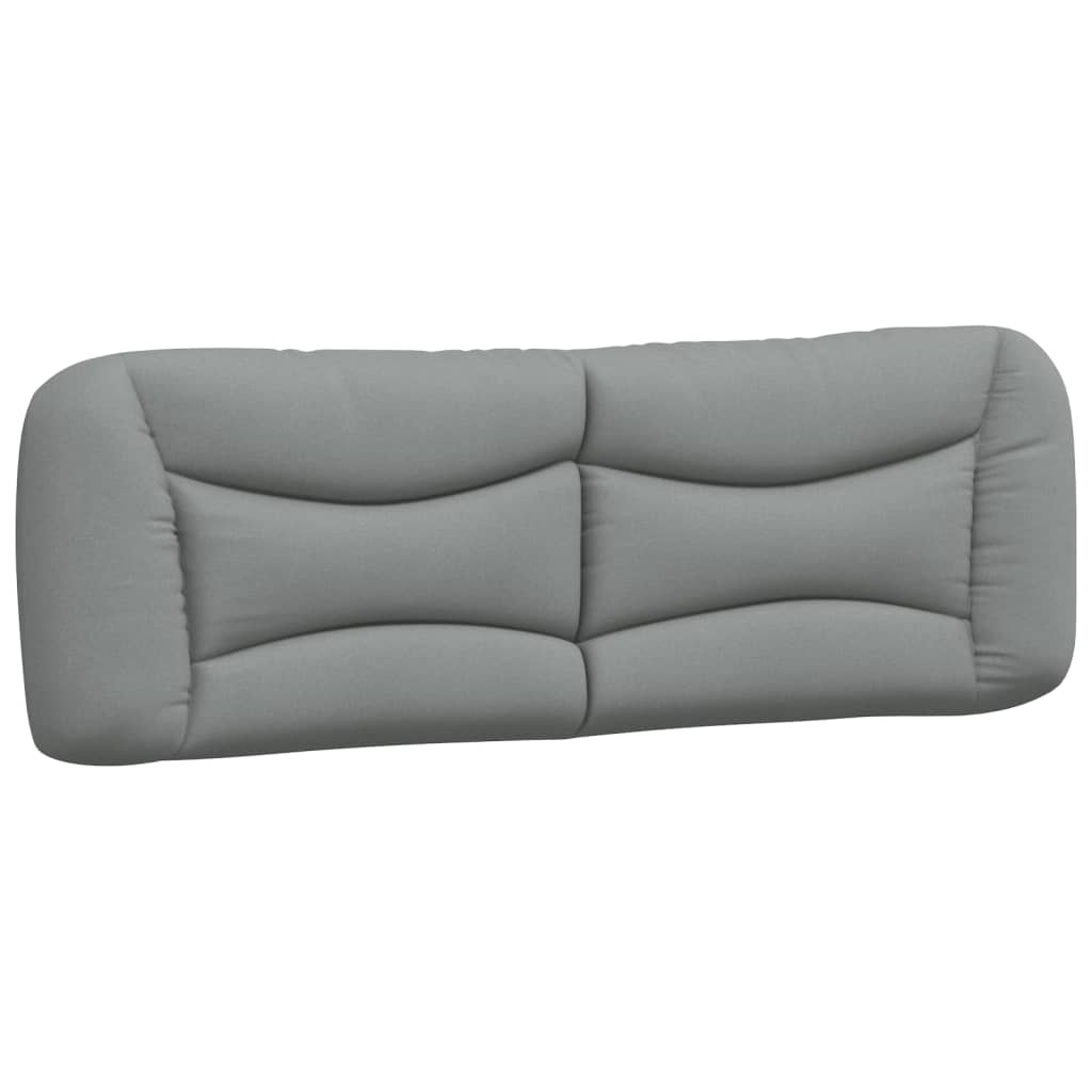 Bedframe Met Led-Verlichting Stof Lichtgrijs 160X200 Cm
