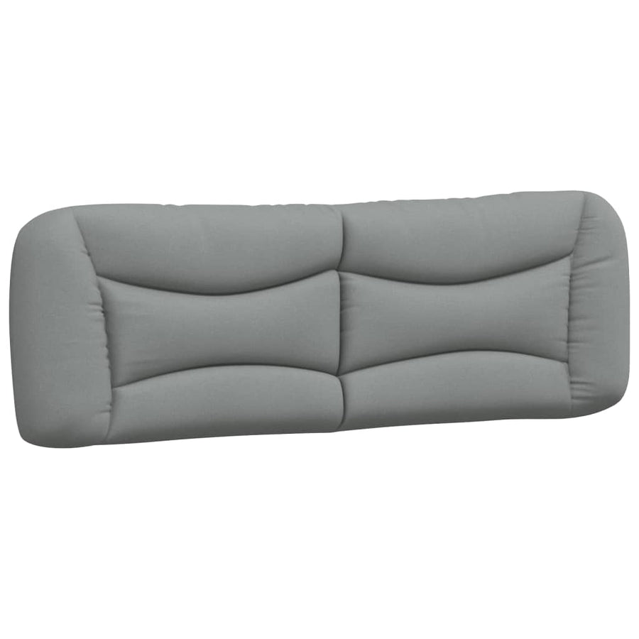 Bedframe Met Led-Verlichting Stof Lichtgrijs 160X200 Cm
