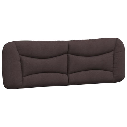 Bedframe met LED zonder matras "Hvar" 160x200 cm stof donkerbruin