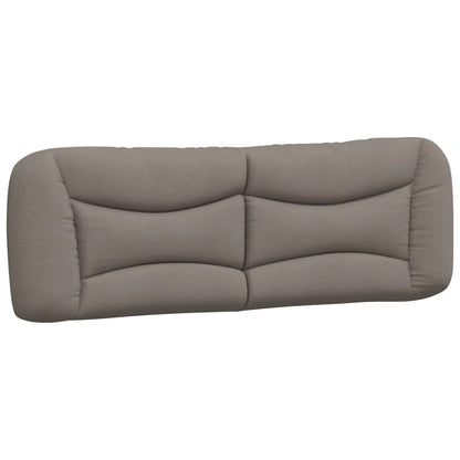 Bedframe Met Led-Verlichting Stof Taupe 160X200 Cm
