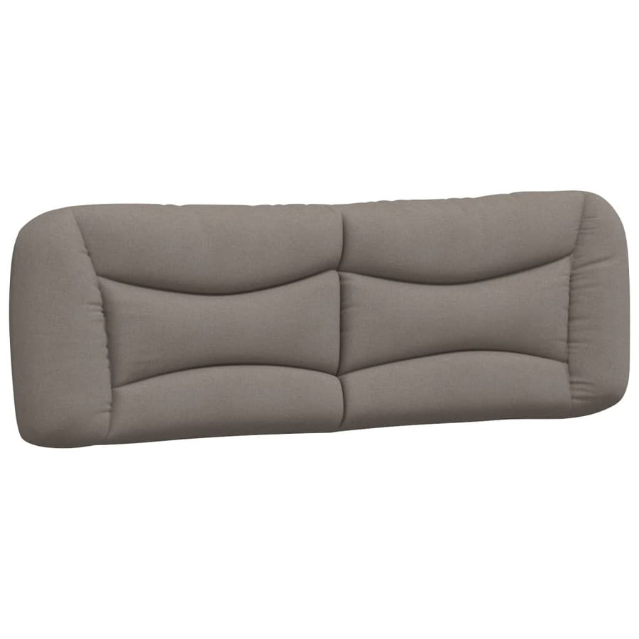 Bedframe Met Led-Verlichting Stof Taupe 160X200 Cm