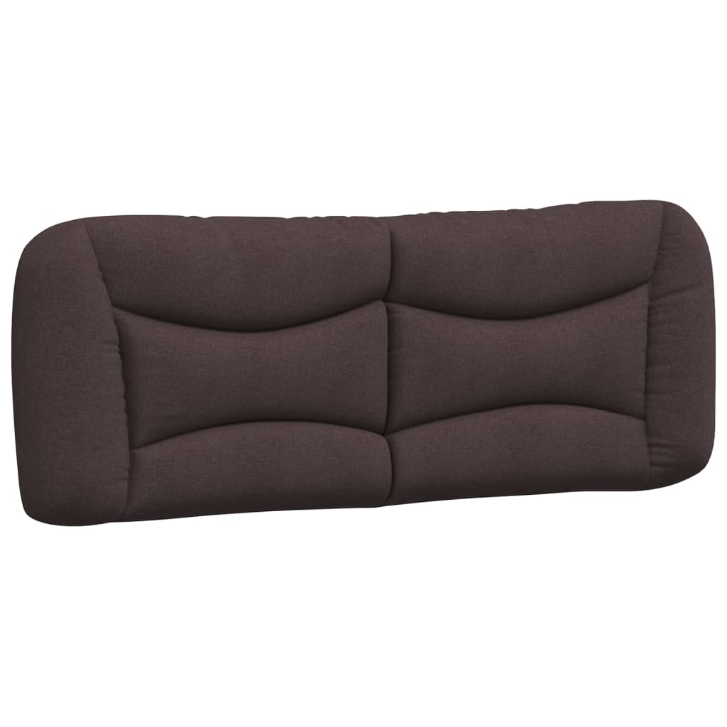 Bedframe Met Led-Verlichting Stof Donkerbruin 180X200 Cm