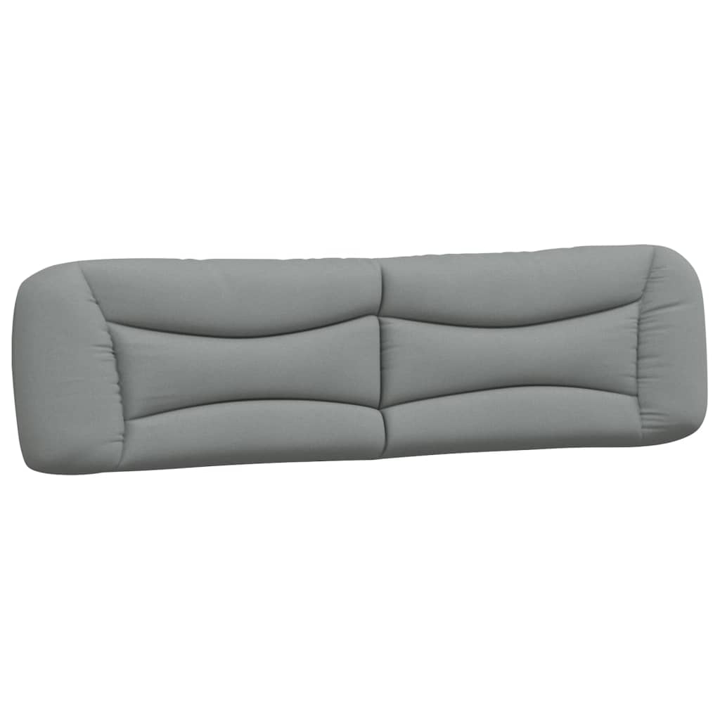 Bedframe Met Led-Verlichting Stof Lichtgrijs 200X200 Cm