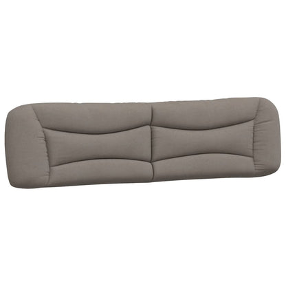 Bedframe Met Led-Verlichting Stof Taupe 200X200 Cm