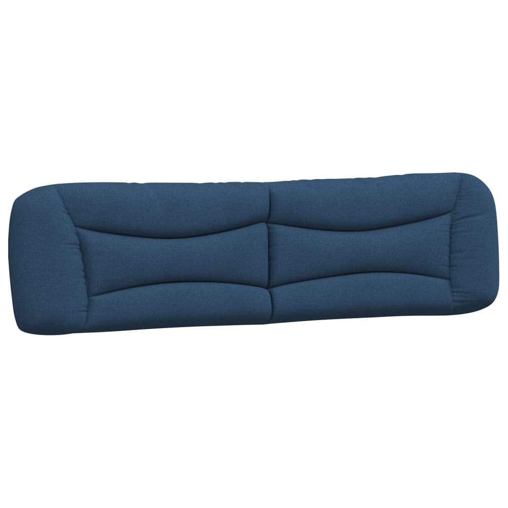 Bedframe Met Led Zonder Matras Stof 200 x 200 cm Blauw