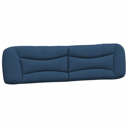 Bedframe Met Led Zonder Matras Stof 200 x 200 cm Blauw