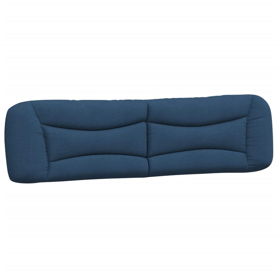 Bedframe Met Led Zonder Matras Stof 200 x 200 cm Blauw