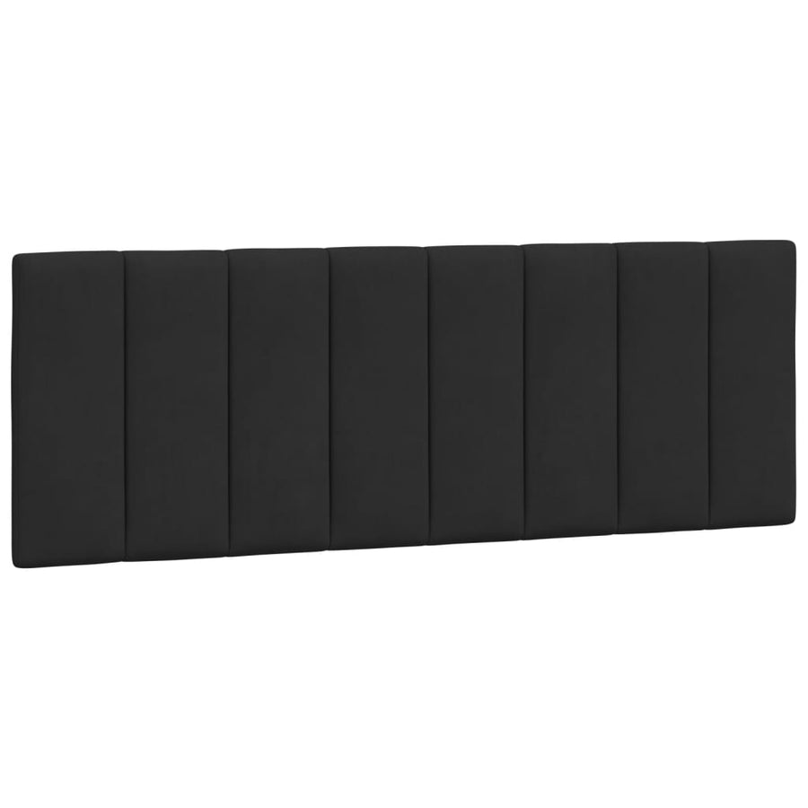 Bedframe Met Led-Verlichting Fluweel Zwart 120X200 Cm