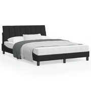 Bedframe zwart fluweel 120x200 cm met LED
