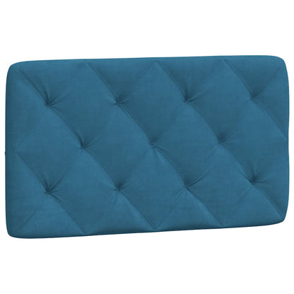 Bedframe met LED-verlichting fluweel blauw 90x190 cm