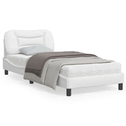 Bedframe wit 80x200 cm met LED