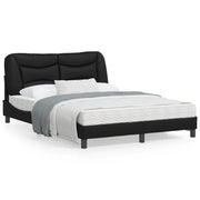 Bedframe zwart 120x200 cm met LED