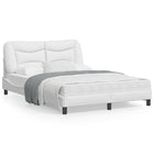 Bedframe wit 120x200 cm met LED