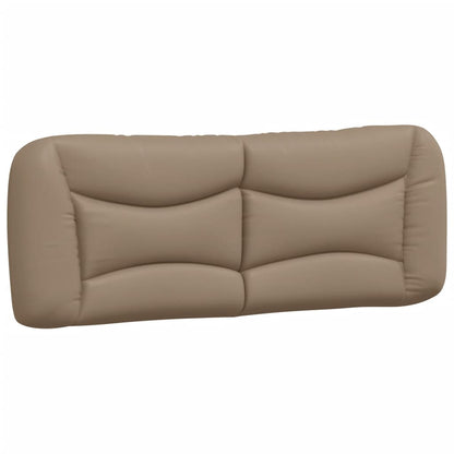 Bedframe met LED-verlichting kunstleer cappuccino 120x200 cm