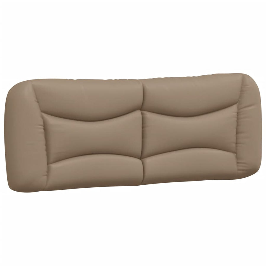 Bedframe met LED-verlichting kunstleer cappuccino 120x200 cm