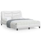 Bedframe wit 140x200 cm met LED