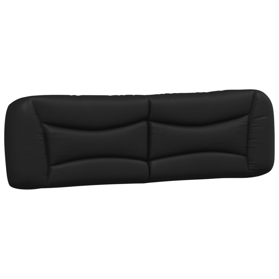 Bedframe met LED-verlichting kunstleer zwart 180x200 cm