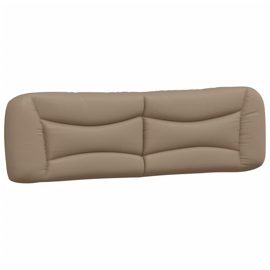 Bedframe met LED-verlichting kunstleer cappuccino 180x200 cm